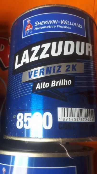 Tinta Automotiva Poliéster Nardo Gray Ly7c 900ml + Verniz 5 unidades aceito cartão - Foto 6