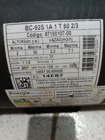 Bomba d'água Schneider  - Foto 2