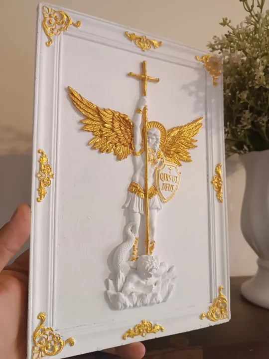Arte sacra Quadro de Gesso - Foto 2