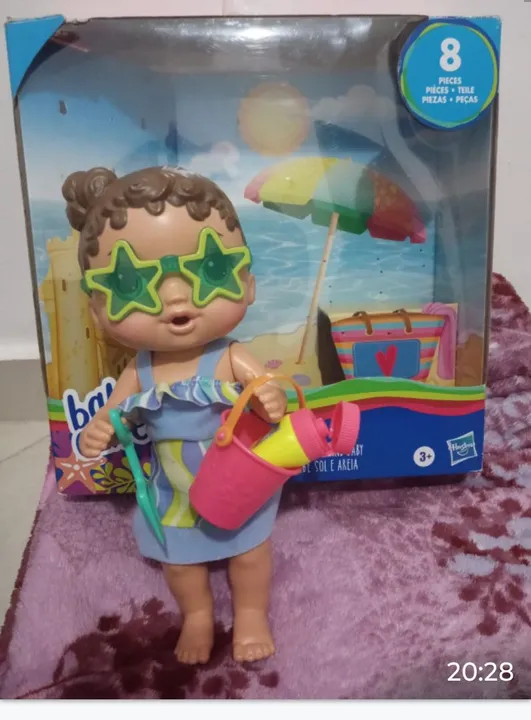 Boneca Baby Alive Praia - Brinquedo Infantil