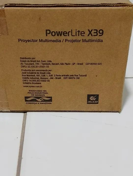 Projetor Epson PowerLite X39 NOVO EMBALADO NEGOCIÁVEL 