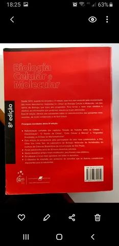 LIVRO BIOLOGIA CELULAR E MOLECULAR - Foto 2