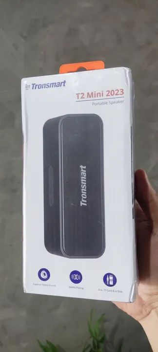 Caixa de Som Bluetooth TRONSMART T2 Mini - IPX7 - Preta - Nova