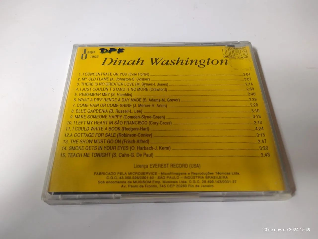 CD Dinah Washington -  The Complete Mercury Recordings 1955 - Foto 2