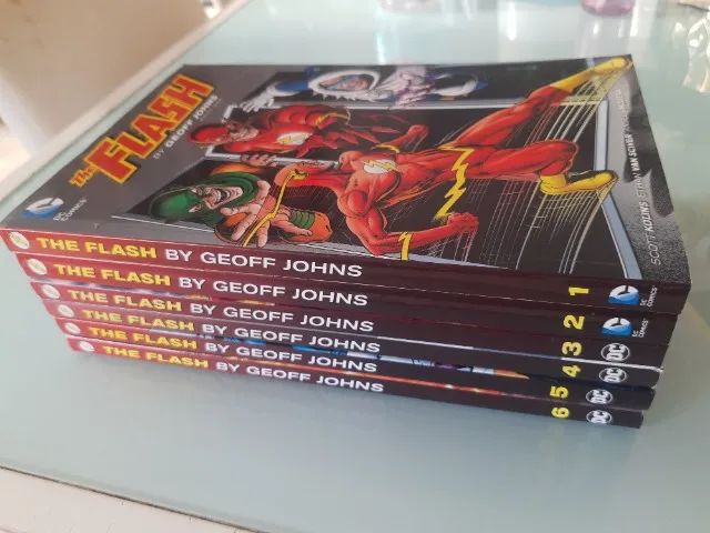 Coleção Completa The Flash by Geoff Johns Books 1 2 3 4 5 6 - Foto 2