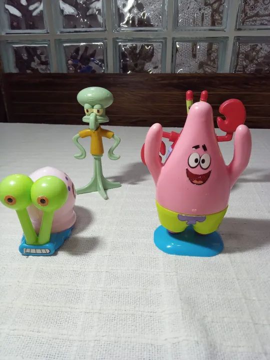Coleção Burger King - Bob Esponja 6 bonecos - Foto 2