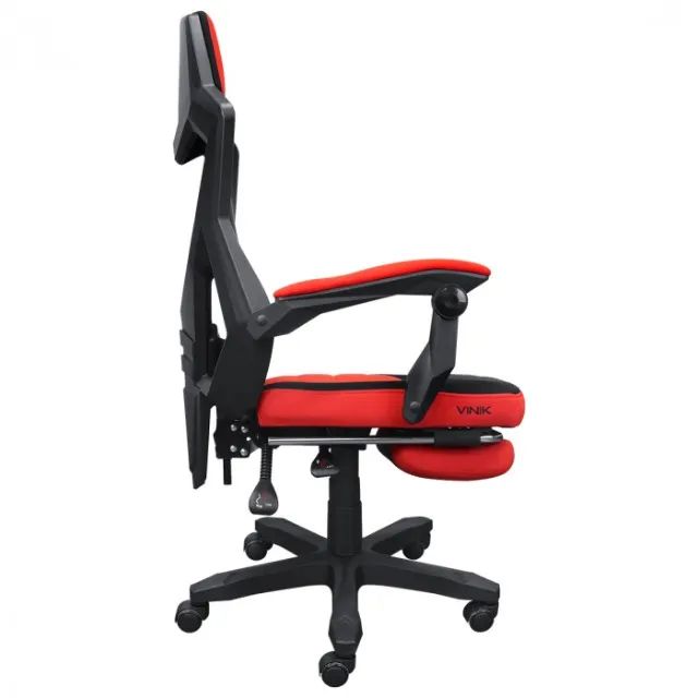 Cadeira Gamer Vinik Rocket Preto com Vermelho - WZetta - Foto 3