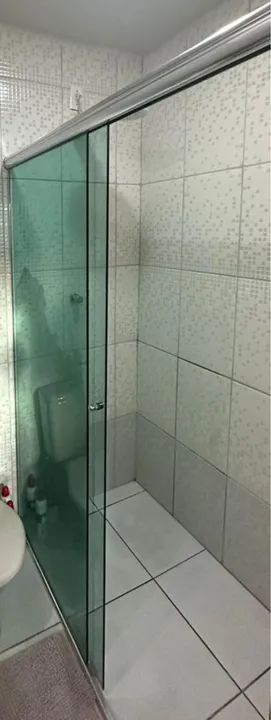 Vendo Box completo de vidro verde para banheiro - Foto 2