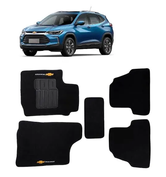 Tapete Chevrolet Tracker 2020 2025 - Carpete Preto