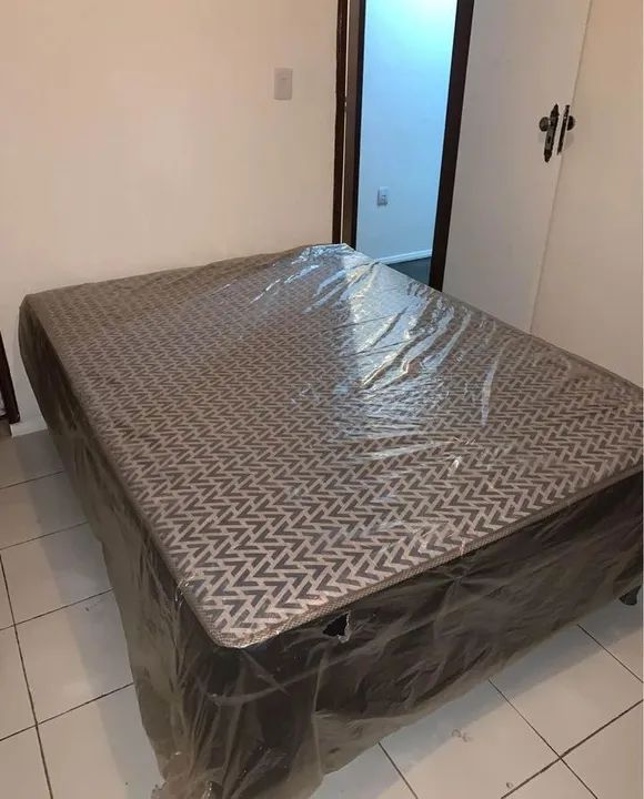 Cama box Molas Ensacadas Novas - Foto 4