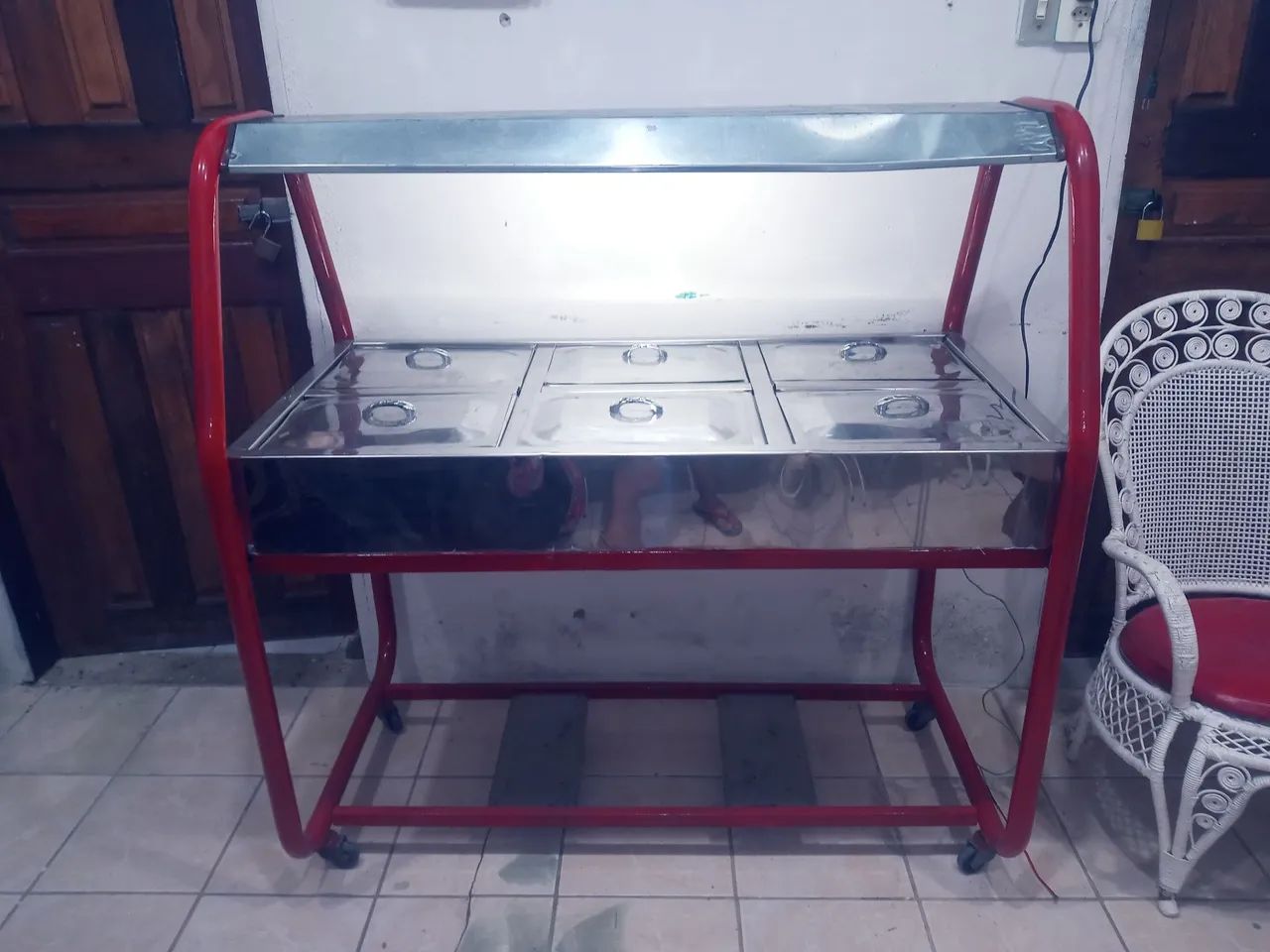 Mesa de servi-servi com 6 cuba  - Foto 2