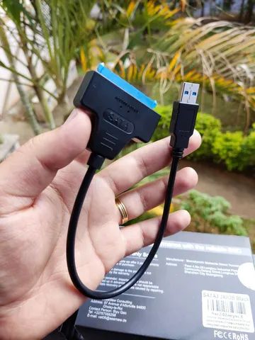 Adaptador Case Sata Usb 3.0 HD/SSD temos SSD a venda também - Foto 3
