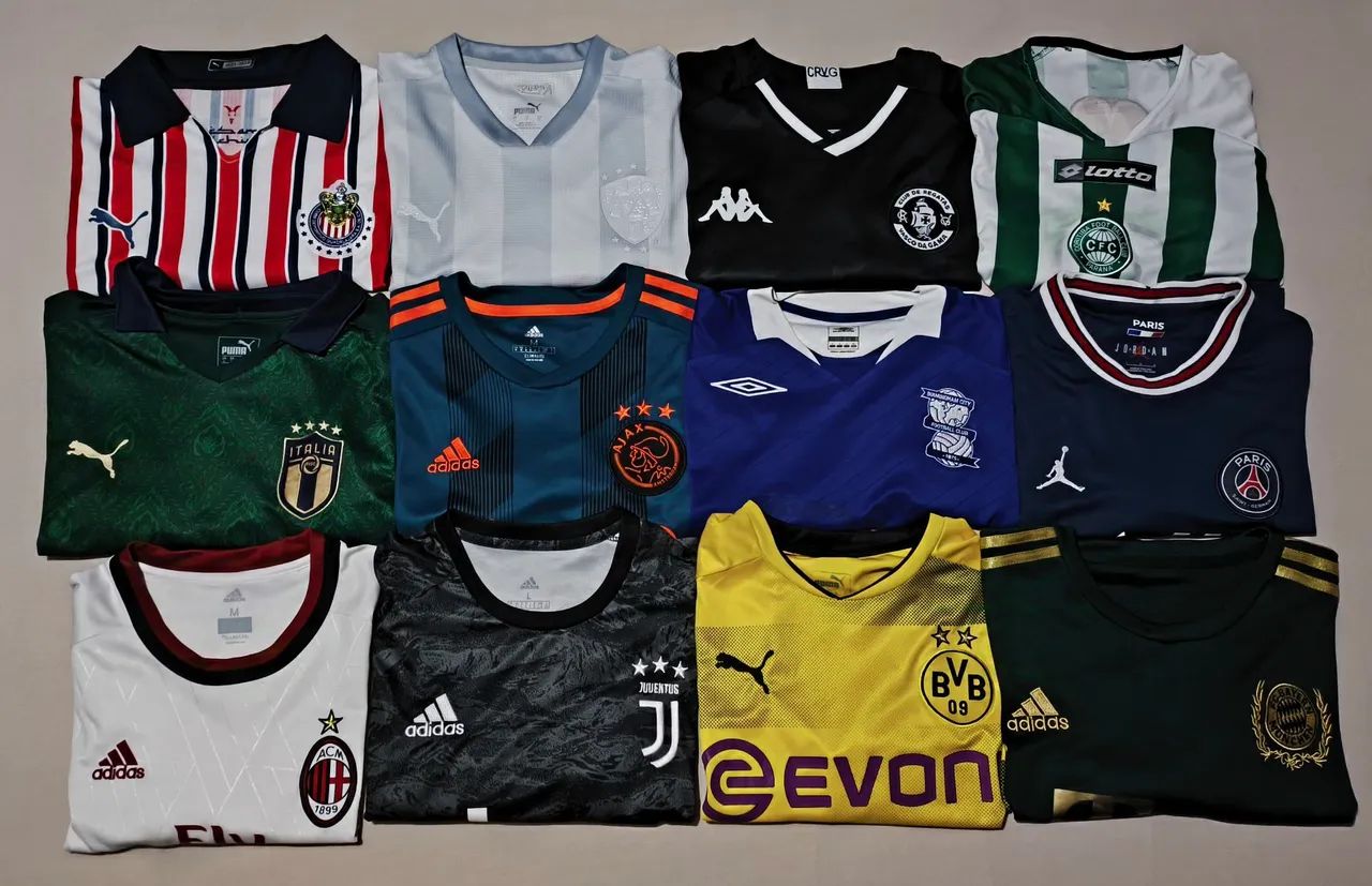 Lote com 12 Camisas de Time