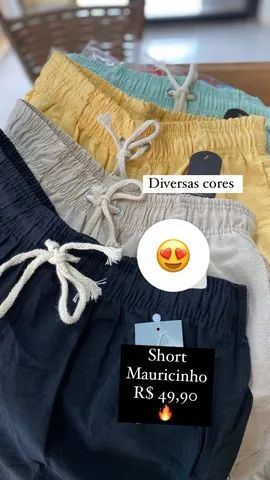 Short Mauricinho em linho