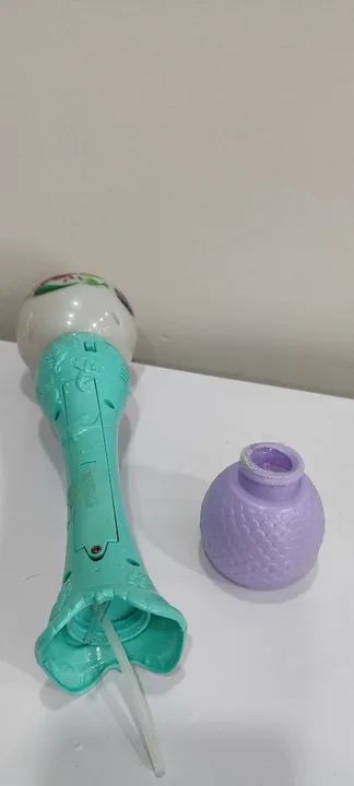 Varinha Princesa  Ariel Pequena Sereia Disney 1988 Funcionando  (Bolinha de sabão) - Foto 4