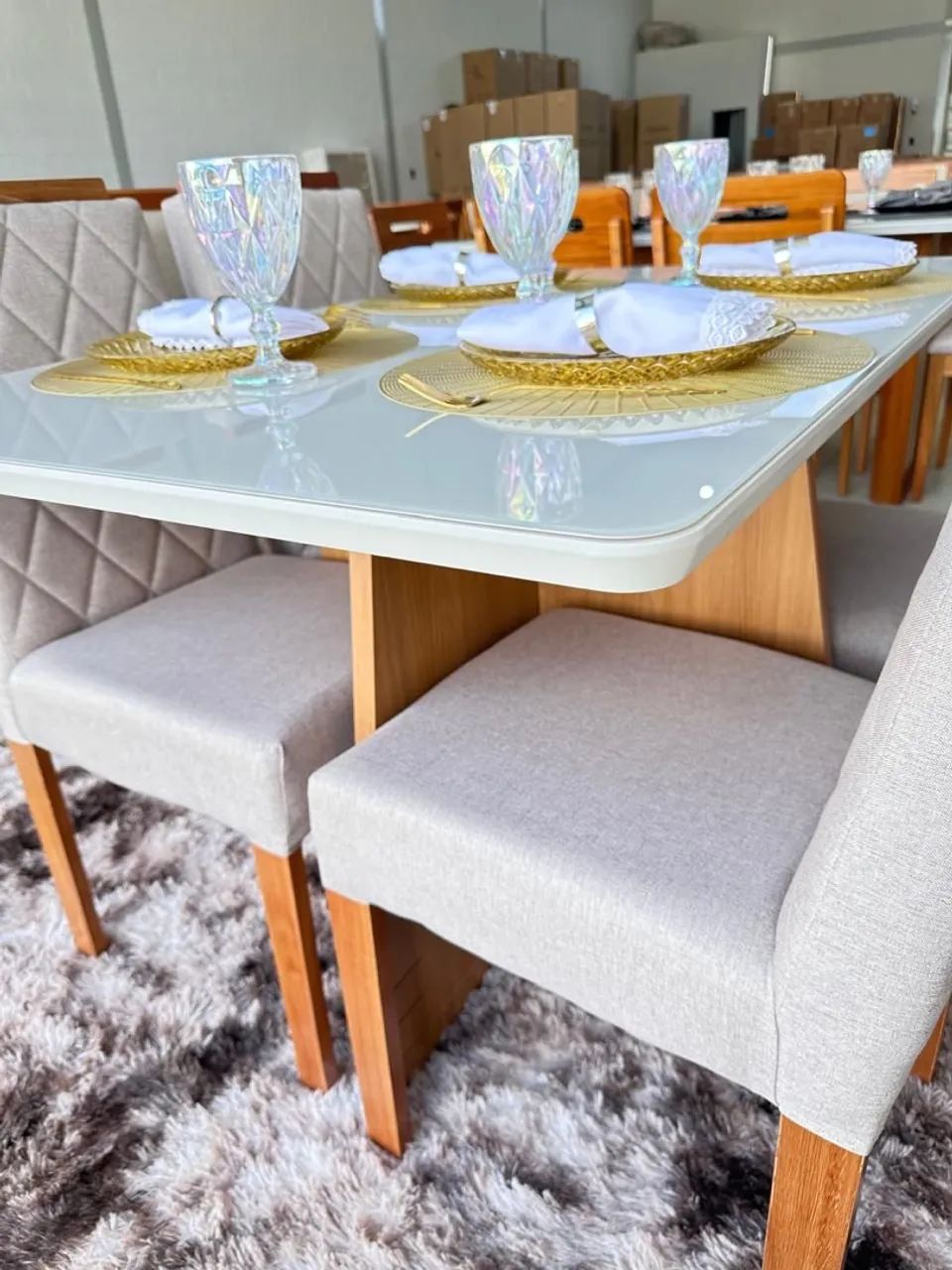 Mesa de Jantar 120x80 com 4 Cadeiras  - Foto 2