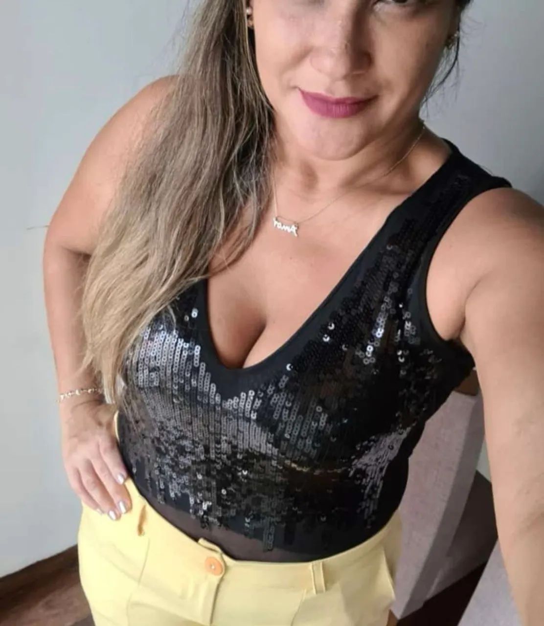 Body tule e paetês preto novo M - Foto 3