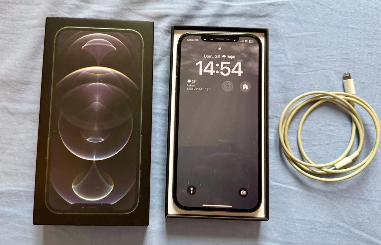 iPhone 12 Pro Max - 128GB - Cinza Espacial - Celulares e