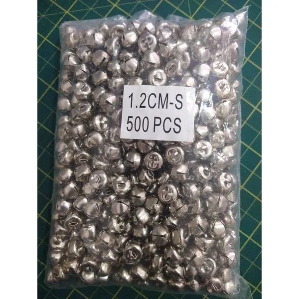 1000 Guizos prateados 12mm - Foto 2