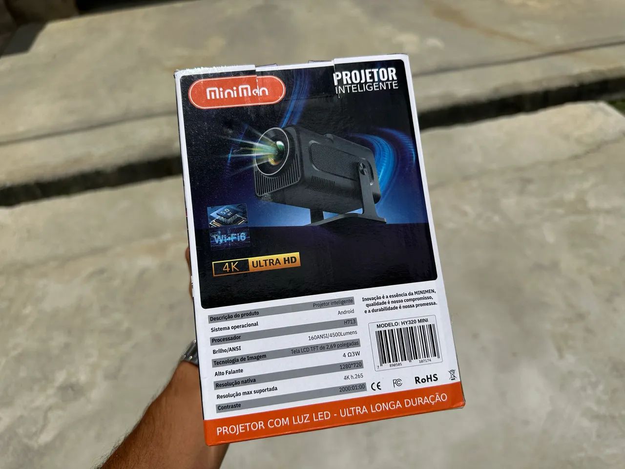 Projetor HY-320 FULLHD!! LACRADO!! PROMOÇÃO!! - Foto 2