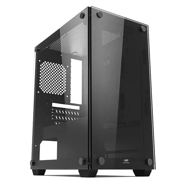 Gabinete Gamer C3Tech MT-G110BK *Sem Fan Led* - Micro-ATX e Mini-ITX - WZetta - Foto 2