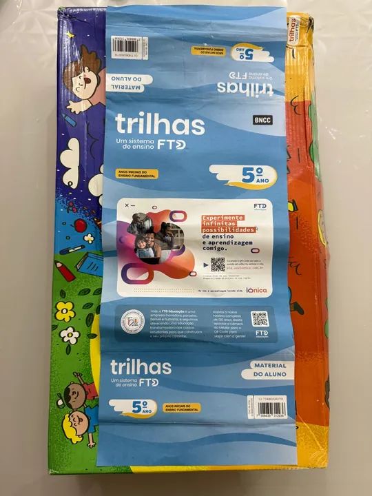 Livros FTD 5 ano, Trilhas, Kit completo. - Foto 3