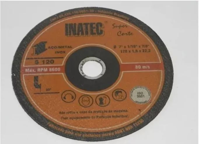 Kit com 73 discos de corte de 7" 