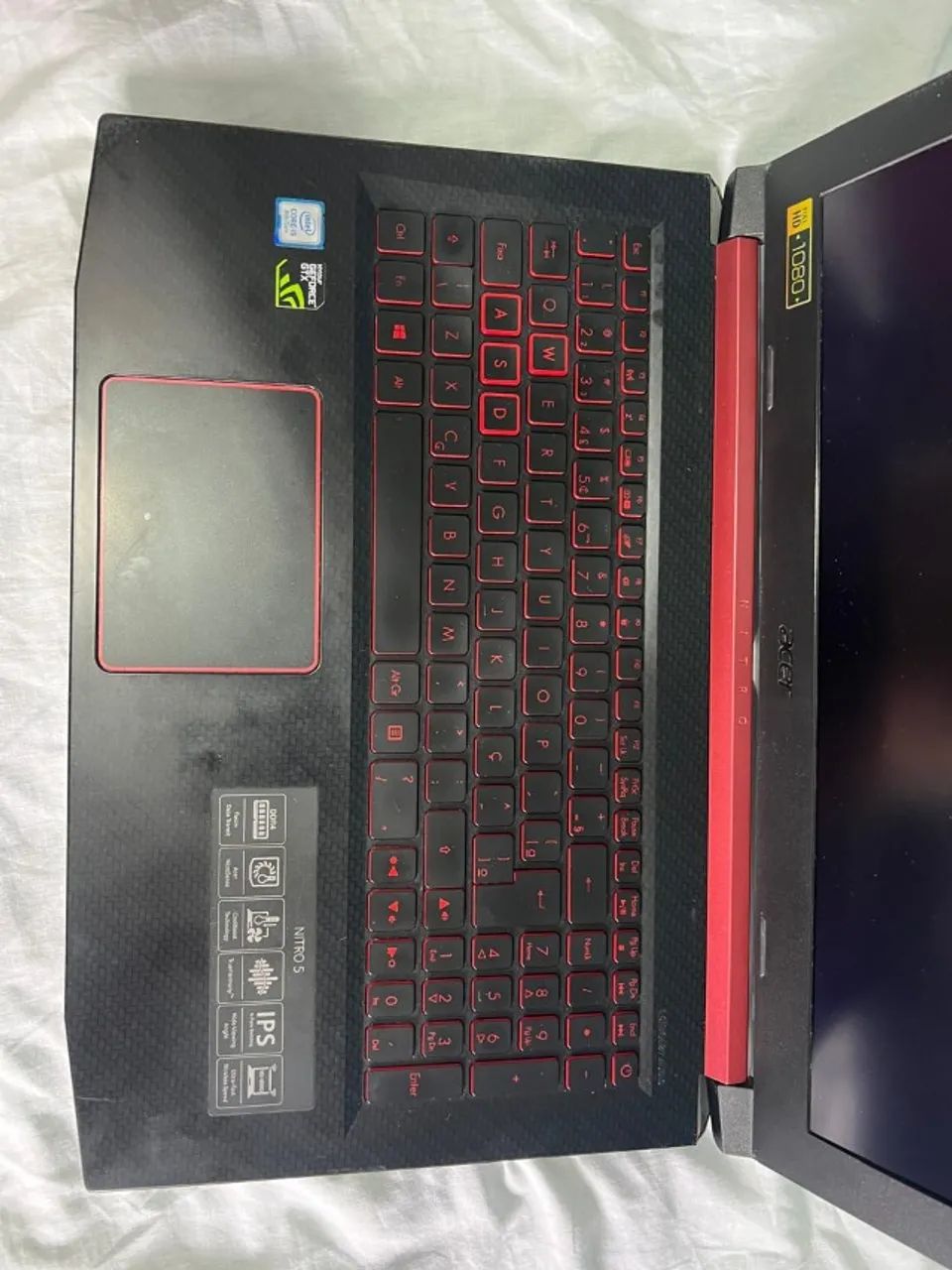 Notebook Gamer Acer Nitro 5 i5 8ª - 16GB - GTX 1050 - Tela 144Hz - Foto 3