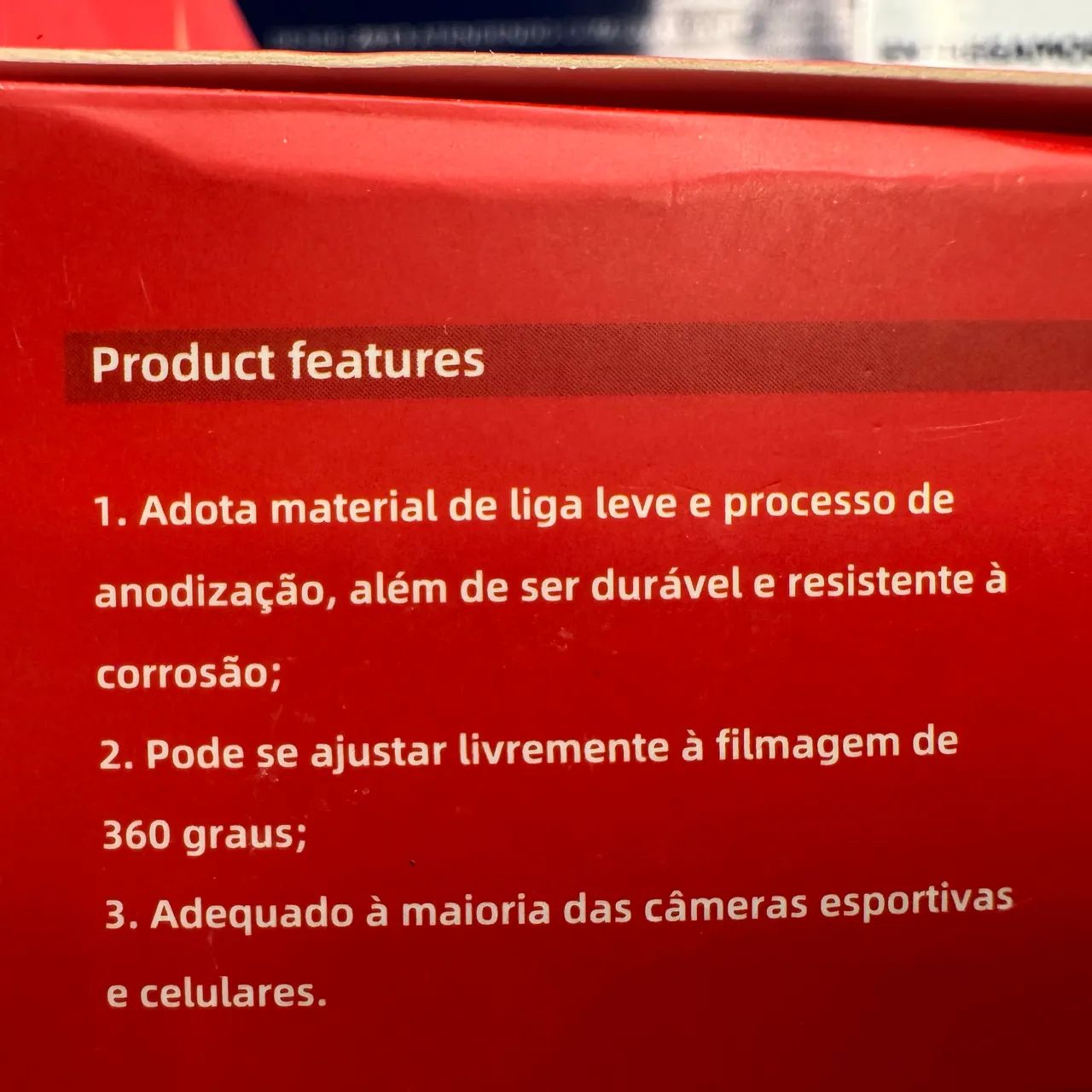 Suporte de Câmera e Celular para Moto e Bicicleta com Rotação 360º - Modelo MTG-057 - Foto 4