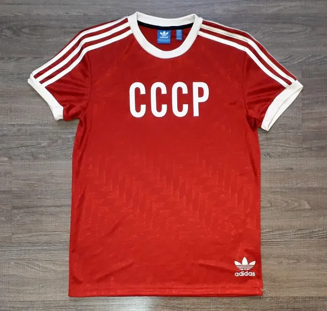 Camisa União Soviética Adidas Originals Home 1982 CCCP