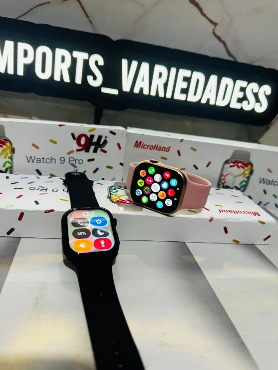 relogio smartwatch w29 pro com tela amoled - Foto 3