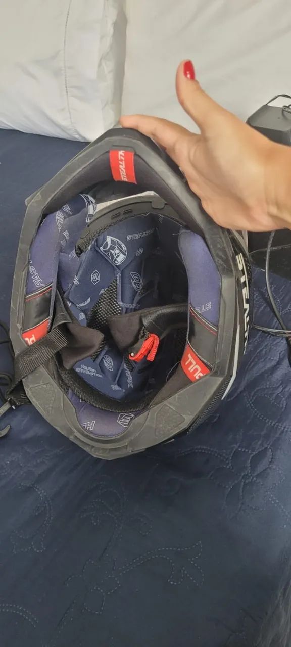Capacete Stealth Pro Tork Semi novo - Foto 5