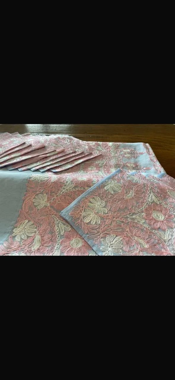 Toalha 3.94x1.98cm de mesa libanesa