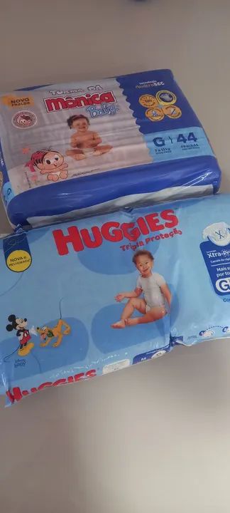 Fralda Huggies e turma da Mônica G - Foto 2