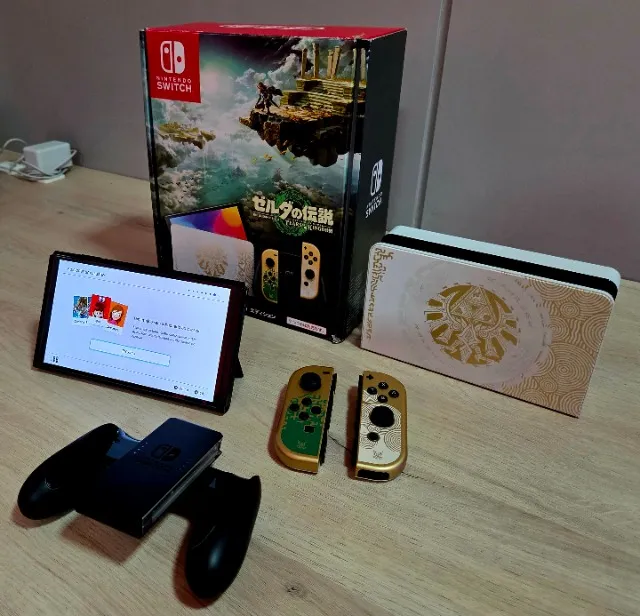 Nintendo Swicth Oled 64GB Edição Zelda Semi-novo Impecável *Pegamos usado Na Troca**