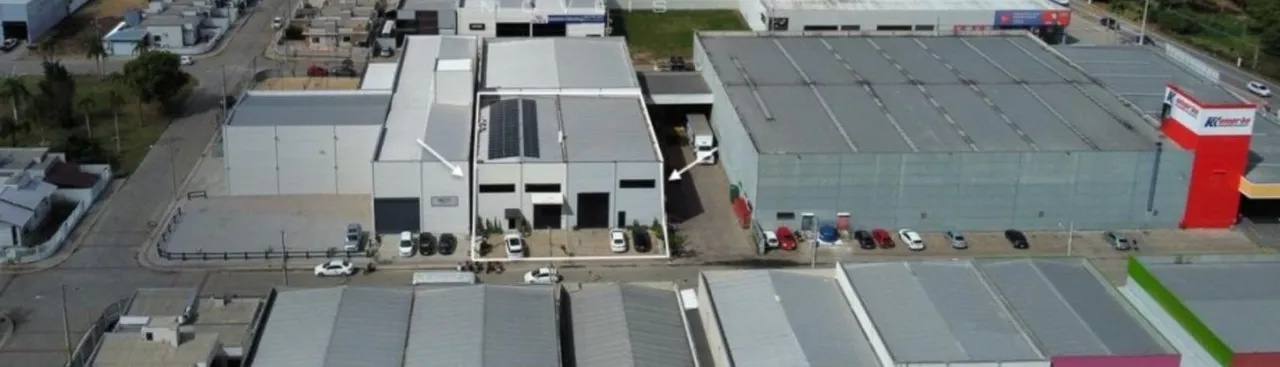 Alugo Galpão 360m2 em Tijucas com Mezanino 