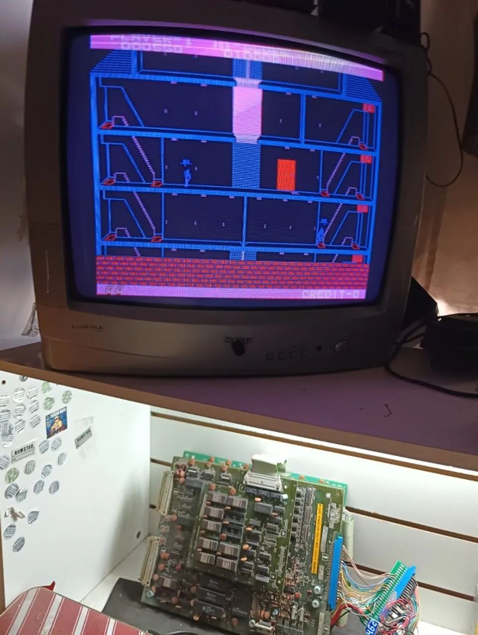 Placa Fliperama Elevator Action Original Taito Com Adaptador - Foto 4