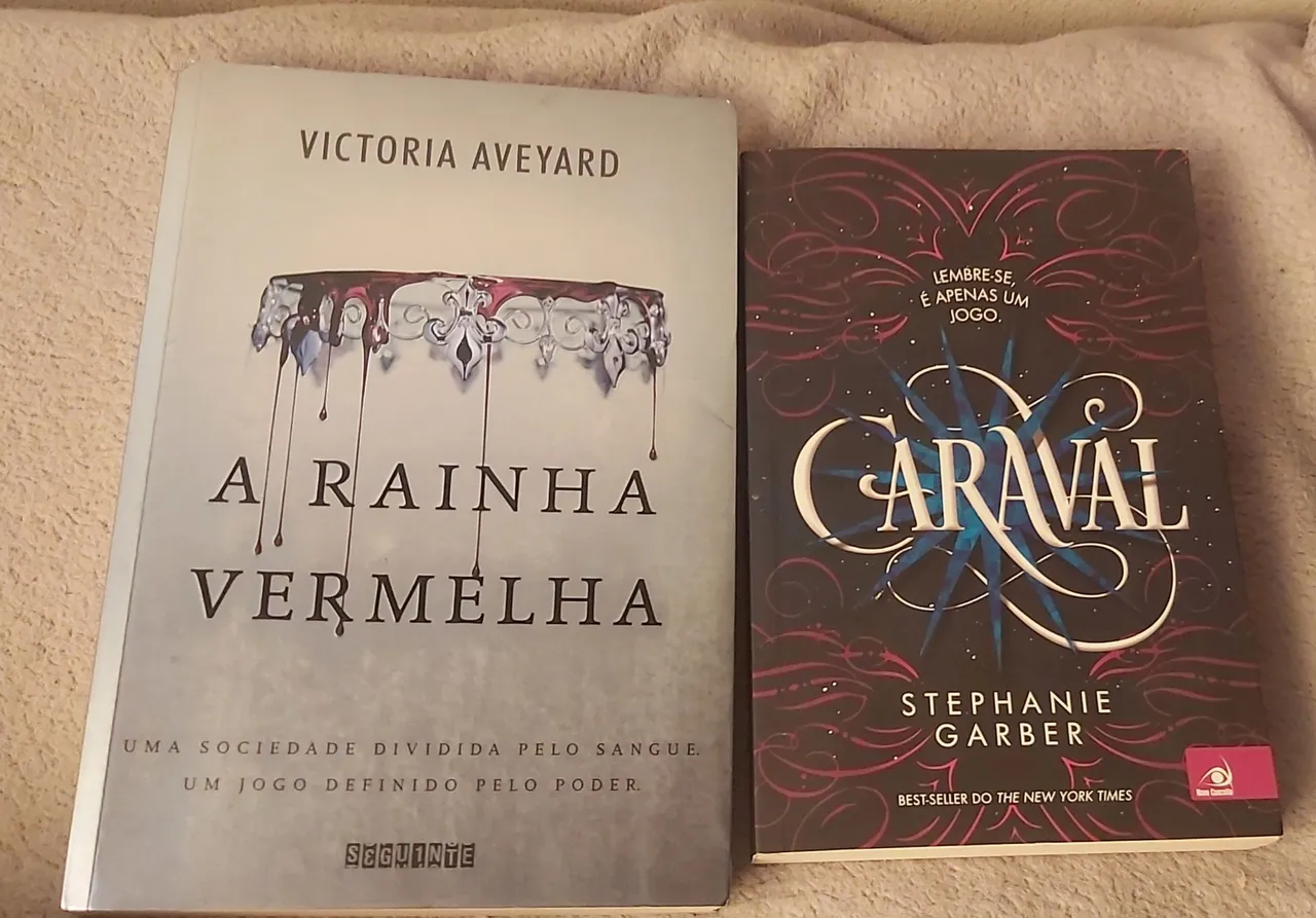 Livro A Rainha Vermelha e Caraval