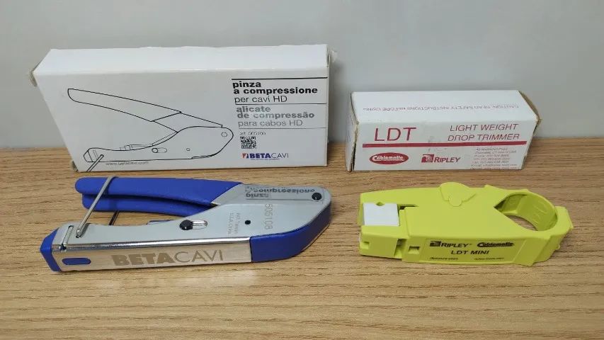 Kit Decapador E Alicate Betacavi Para Cabos Hd Sdi