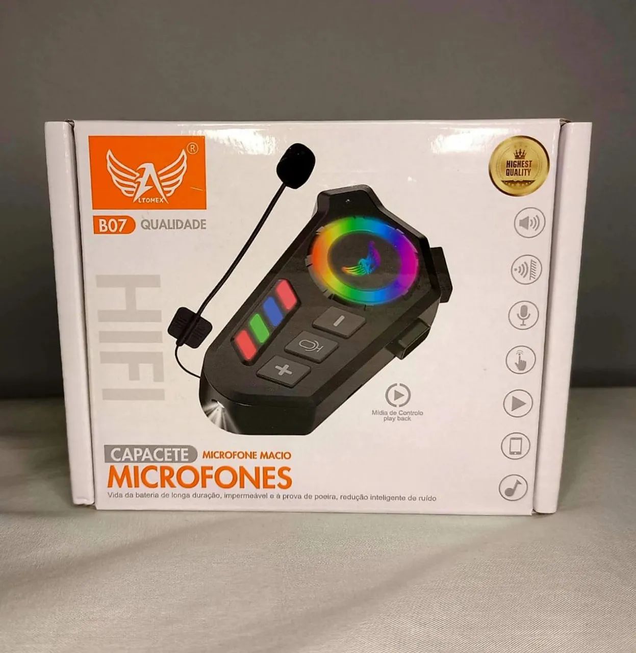 Intercomunicador Bluetooth para Capacete (Entrega Grátis)