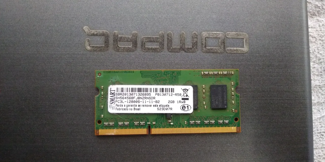 Memória RAM 2GB DDR3 PC3L-12800S