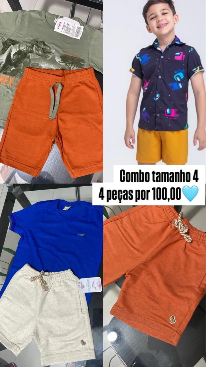 Combo infantil menino