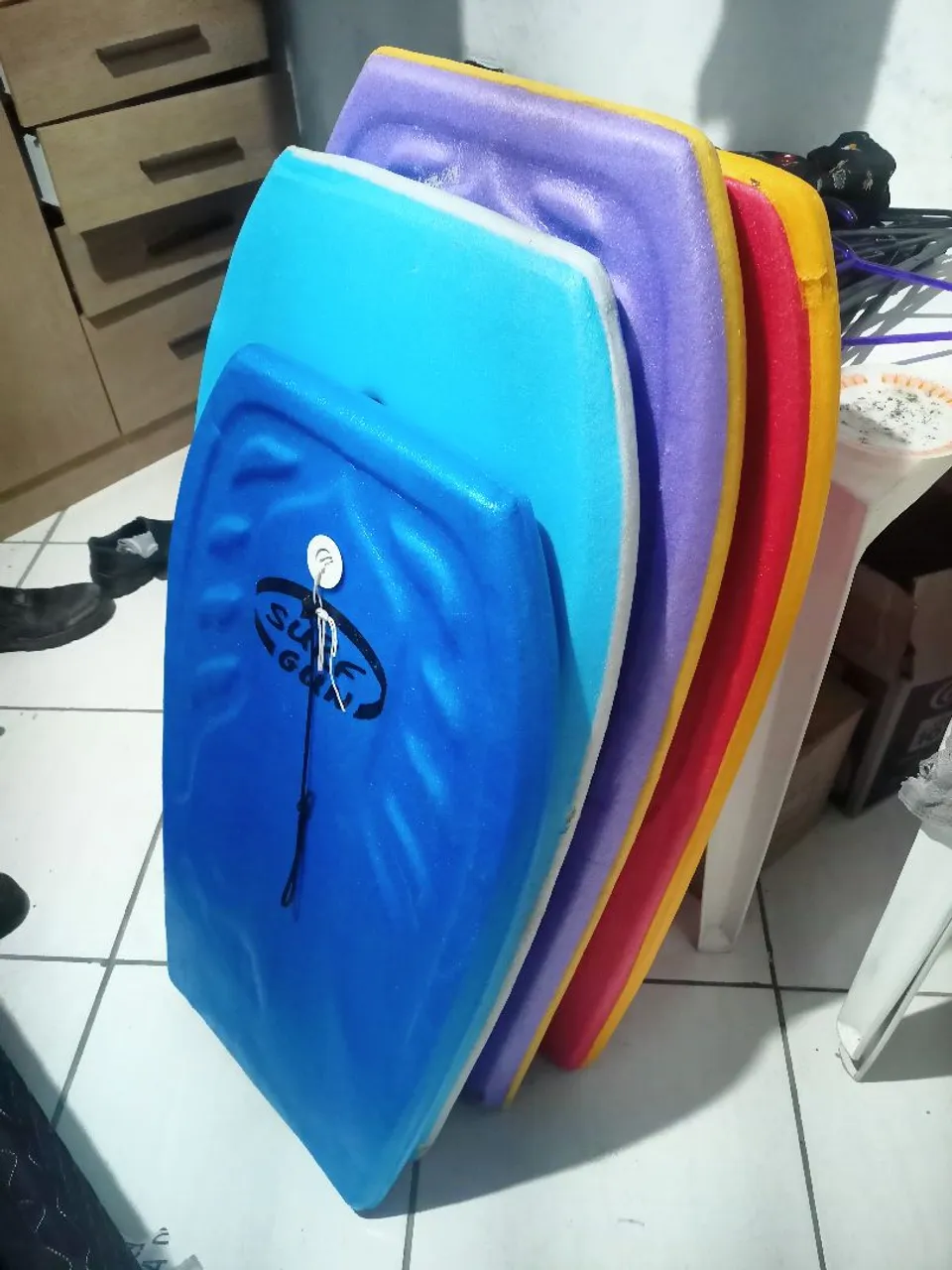 Pranchas de bodyboard coloridas
