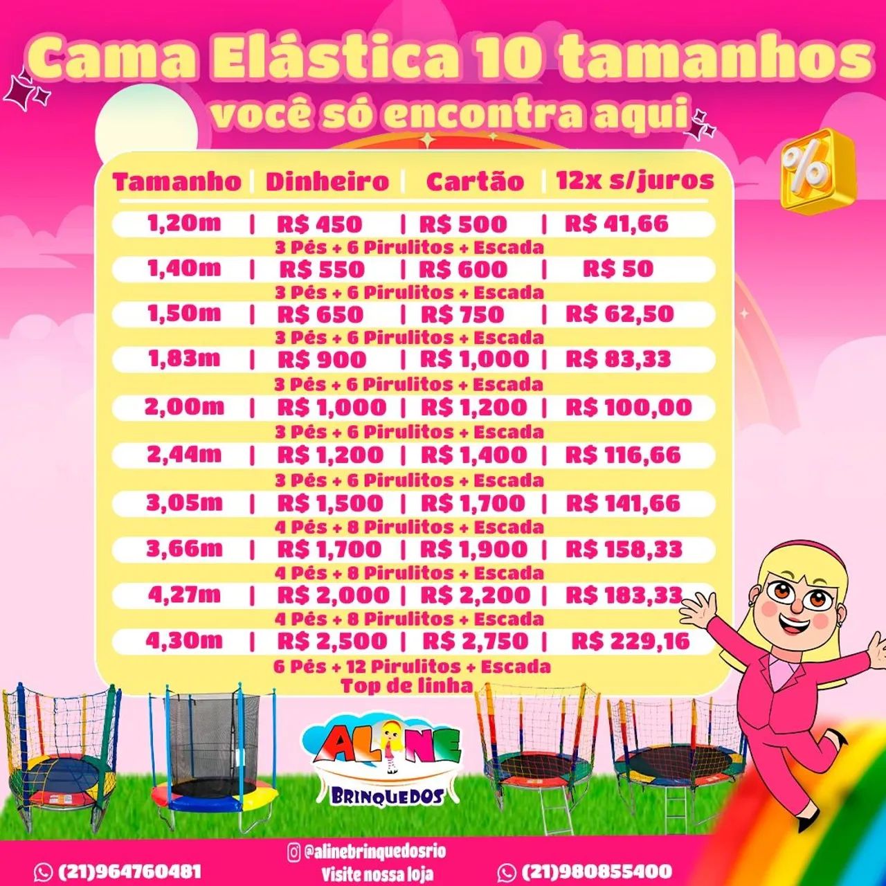 Lona  de Salto Lona 3.05 - Promoção! - Foto 5