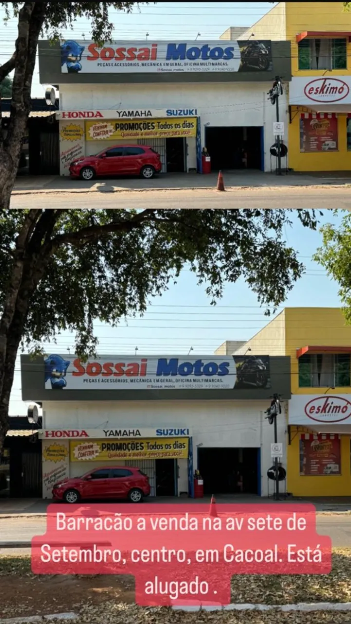 IMOVEL COMERCIAL A VENDA A AV. SETE DE SETEMBRO, CACOAL/RO