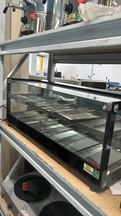 Estufa quente para salgados vidro reto - faça sua cotação para cada modelo. - Foto 3