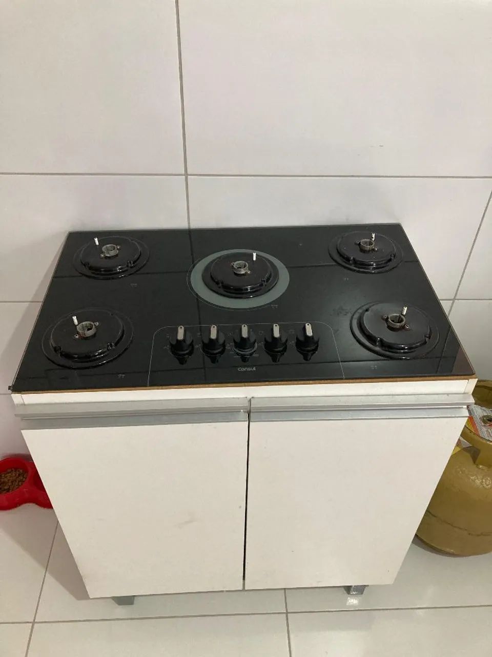 Cooktop 5 Bocas com Mesa de Vidro mais armário. Leia a descrição! - Foto 5
