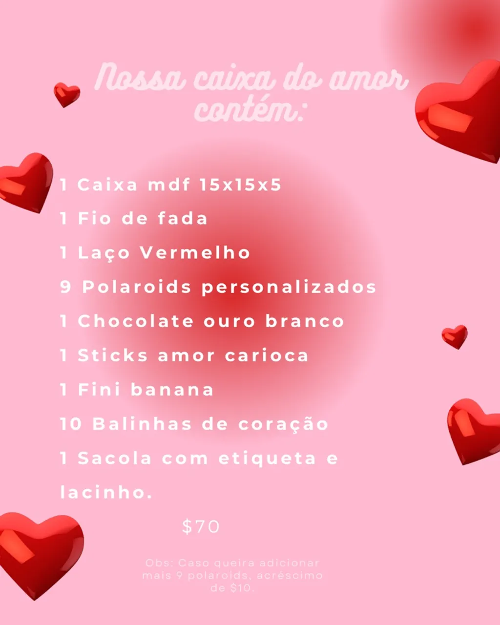 Caixa do Amor Personalizada ?