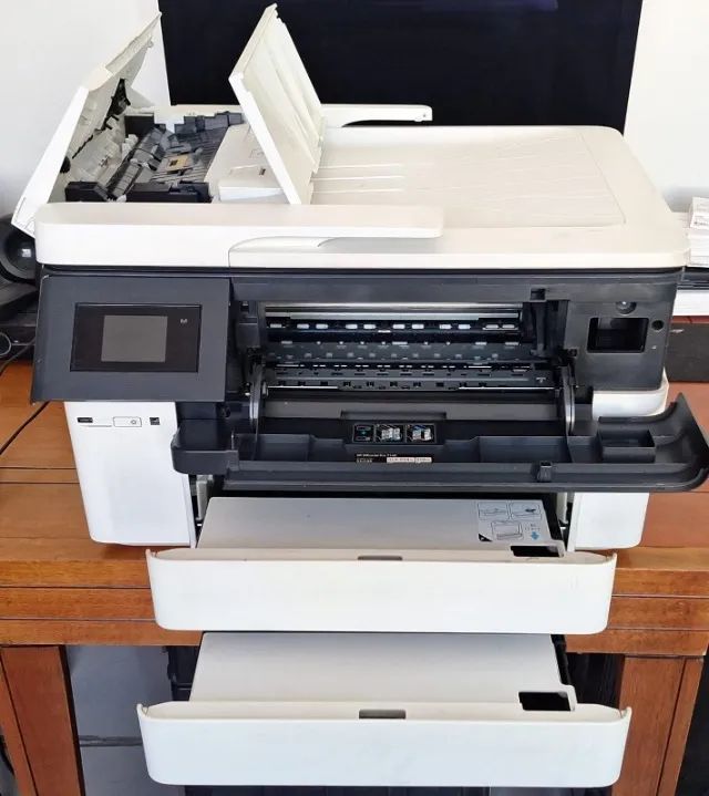 Impressora multifuncional cor HP OfficeJet Pro 7740 - Semi-Nova - Foto 3