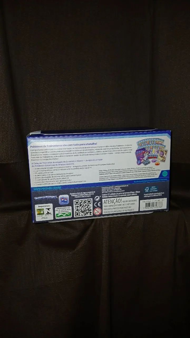 Coleção box treinador avançado de escarlate e violeta - amigos de jornada Pokémon. - Foto 3